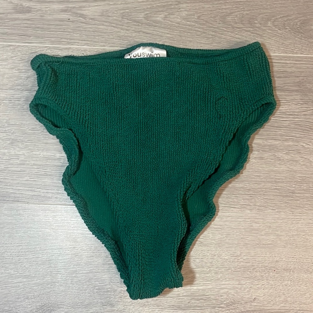 YouSwim Green High waisted bikini bottoms